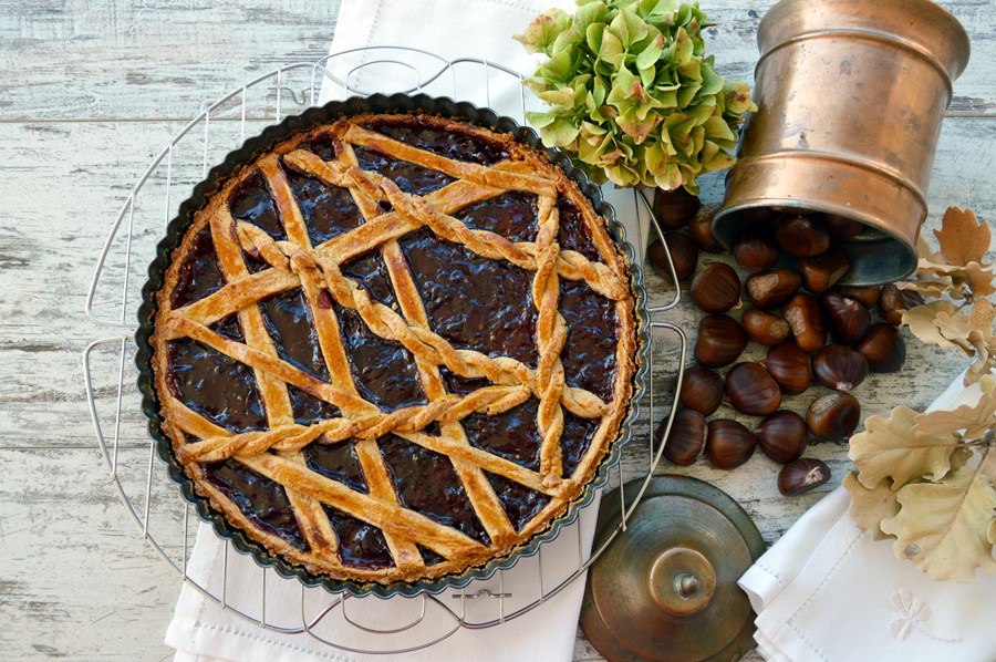 crostata di marroni olioextravergine d'oliva