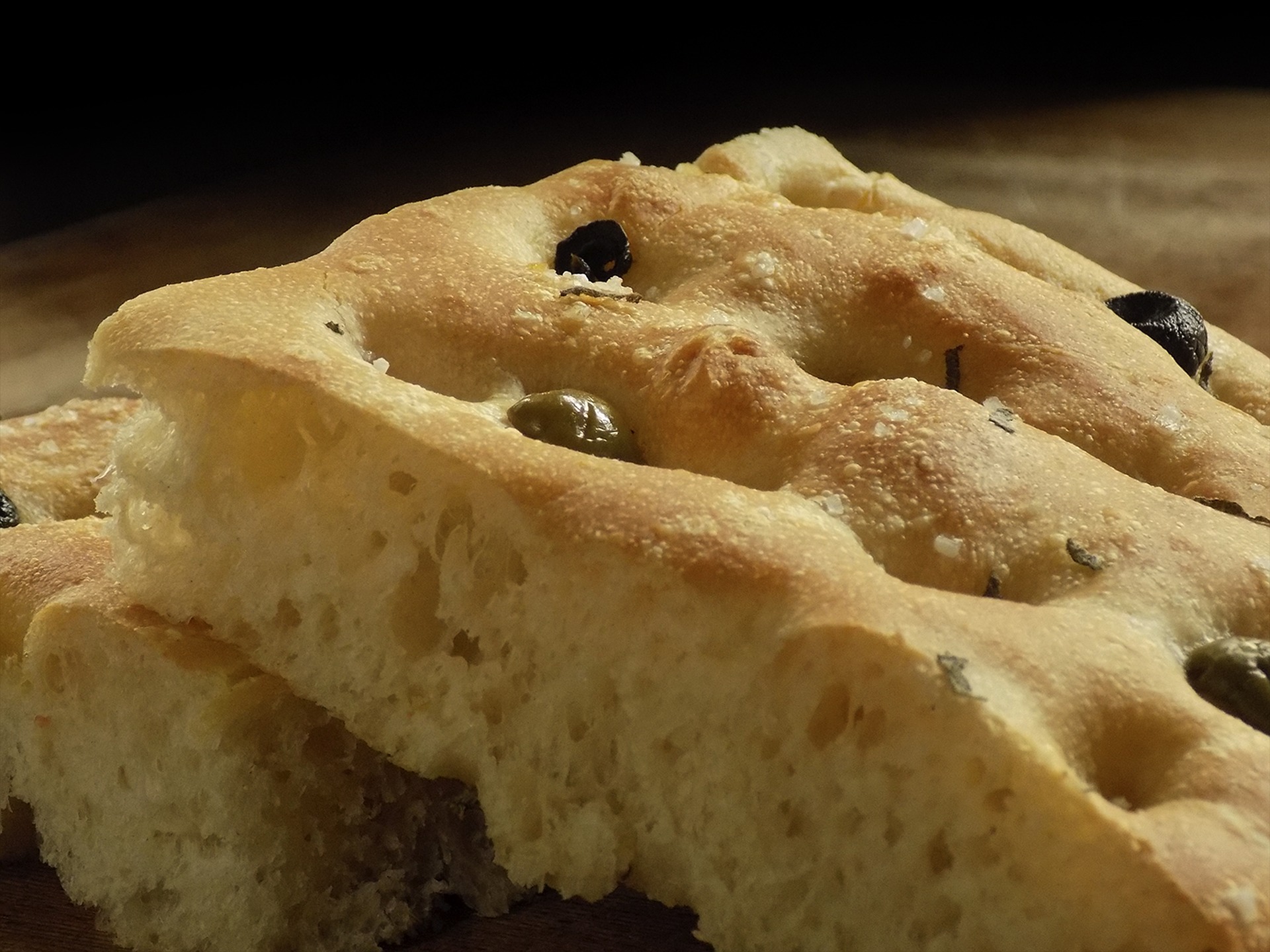 focaccia-olio
