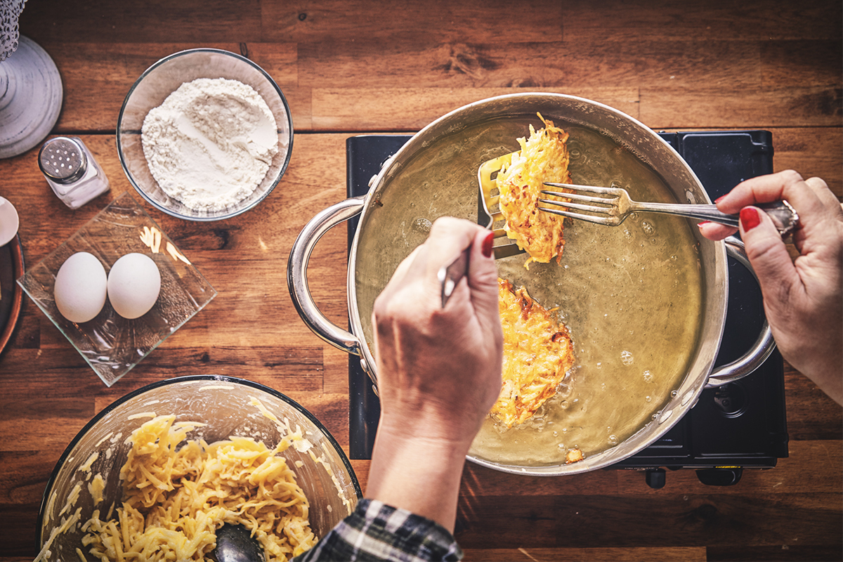 Why fry with extra virgin olive oil? olio_turri